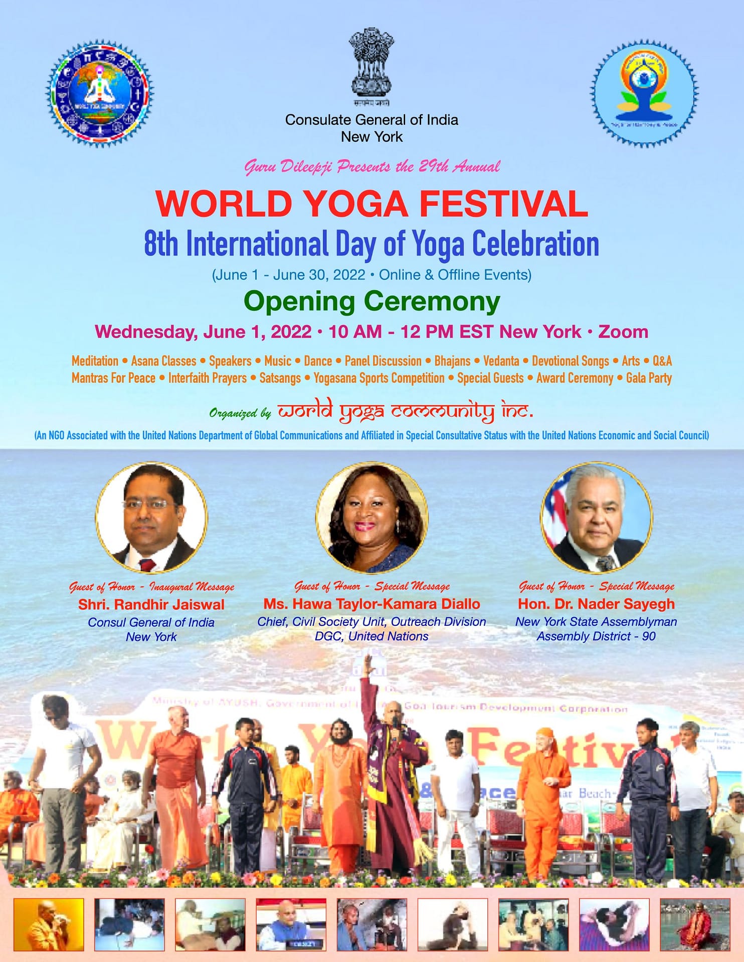 Twelve Gates President Offers Brief Remarks at the Inauguration of Yoga Month