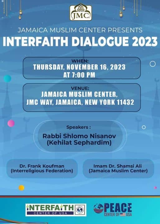 My Speech to the Jamaica Muslim Center Interfaith Meeting